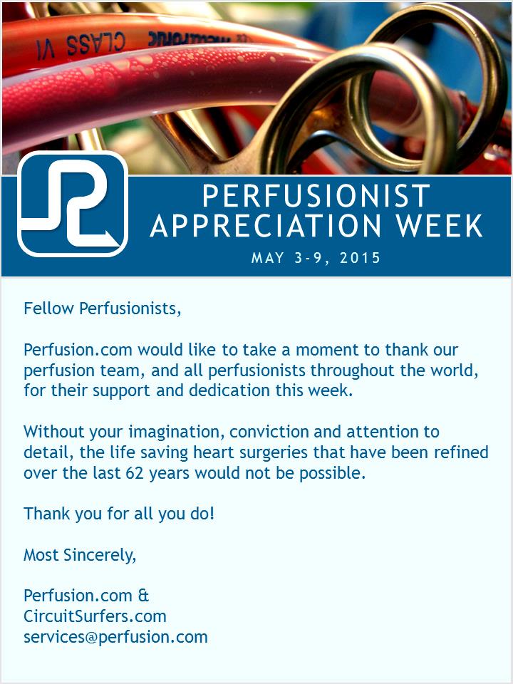 Perfusion Apprecition Week