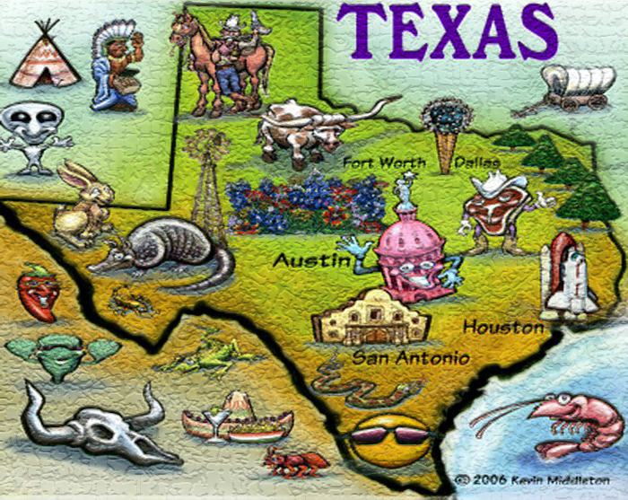 Map of Texas